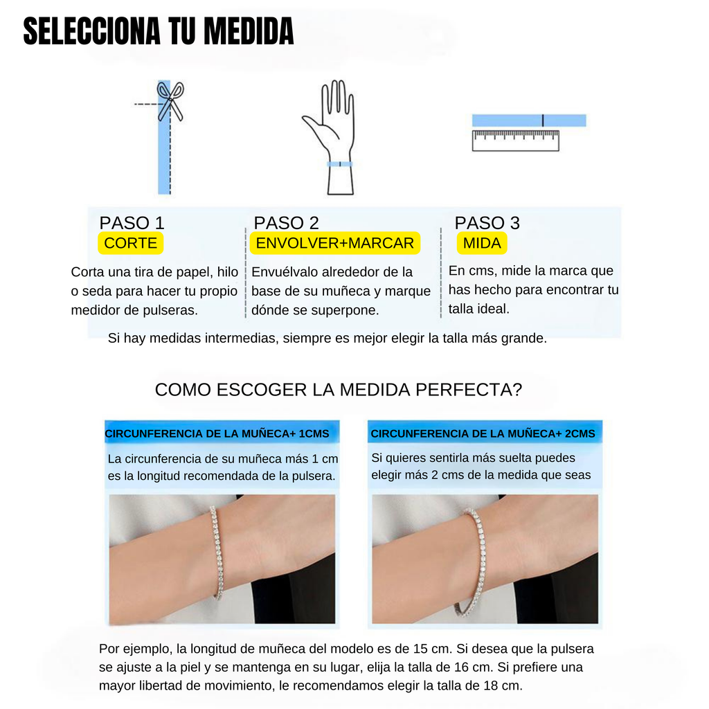 Brazalete Cuadro con Diamantes Moissanita  VVS1 925 Plata con Oro